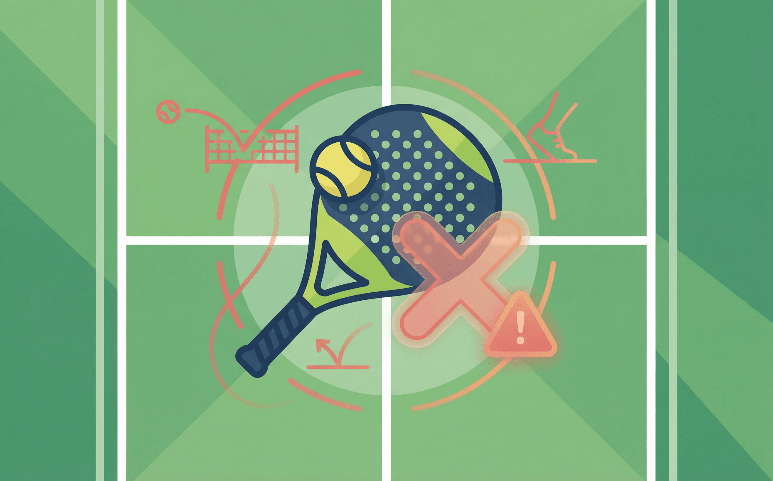 Les 5 erreurs les plus courantes au padel et comment les corriger